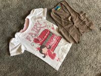 2tlg TOPOLINO Shirt ➕Weste Gr 122 Mädchen Prinzessinprint Frankfurt am Main - Rödelheim Vorschau