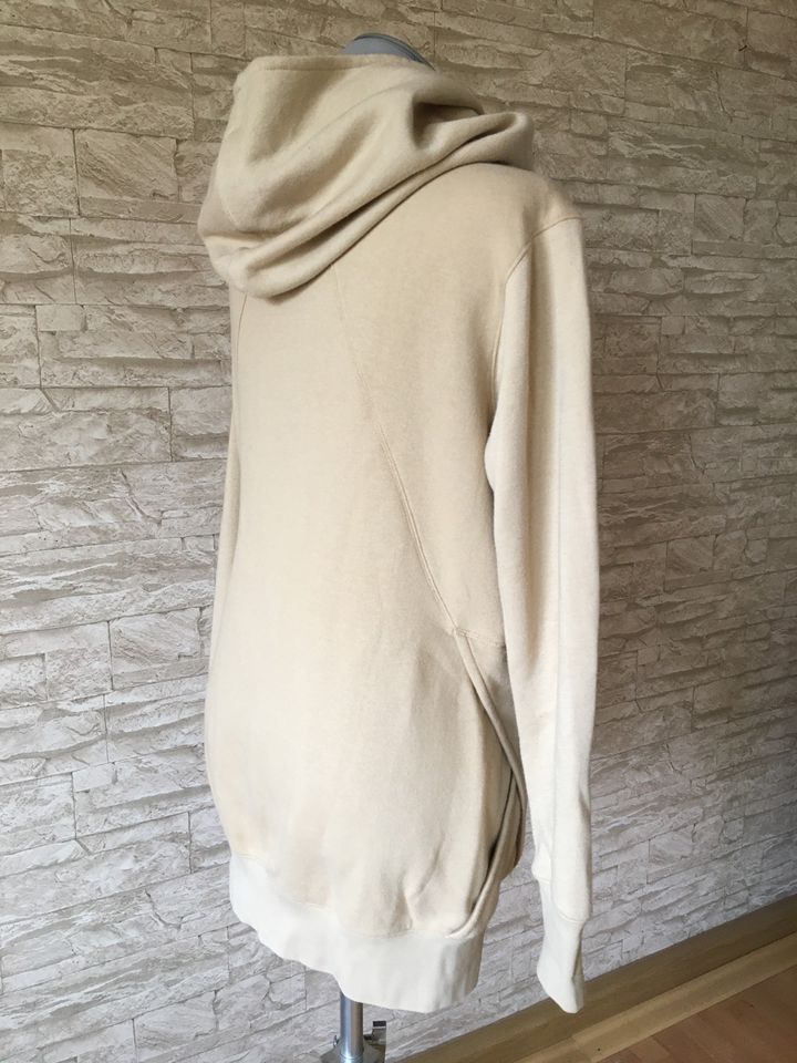 Sweatjacke creme beige S M Kapuze in Auerbach (Vogtland)