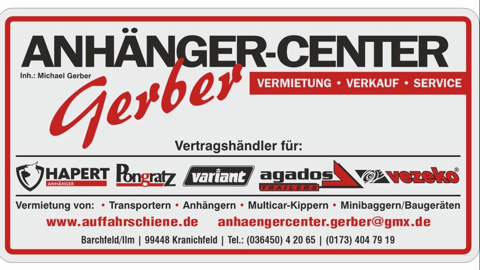 Aktionsmodel Hochlader Hapert Azure H2 405x180cm in Kranichfeld