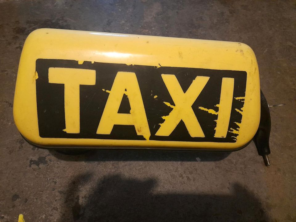 Taxi Schild Taxischild Original in Nordrhein-Westfalen - Solingen