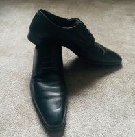 Schnürschuhe-Business Leder Schuhe- Schwarz- Mercedes-Gr.46 Nordrhein-Westfalen - Oberhausen Vorschau