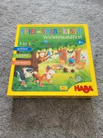 Neuwertig Haba Spiel Spaß Kiste Wichtelwaldfest 3 in 1 Bayern - Friedberg Vorschau