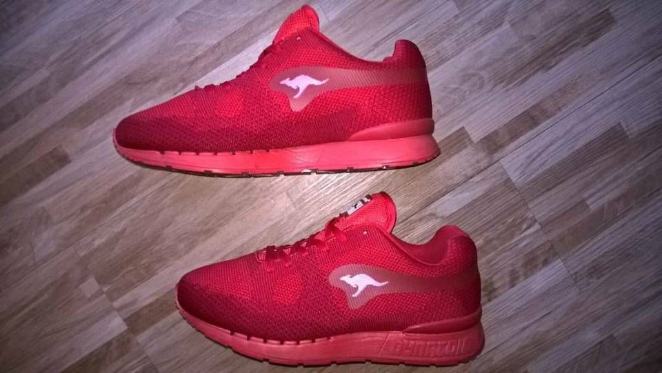 KANGAROOS "Coil-R1 Woven" Sneaker Schuhe Unisex - 38 - flame red in Neuss