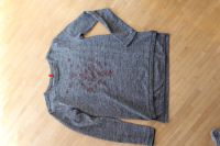 Pulli von Fitz Gr. 164/170 grau mit rotem Print Dresden - Neustadt Vorschau