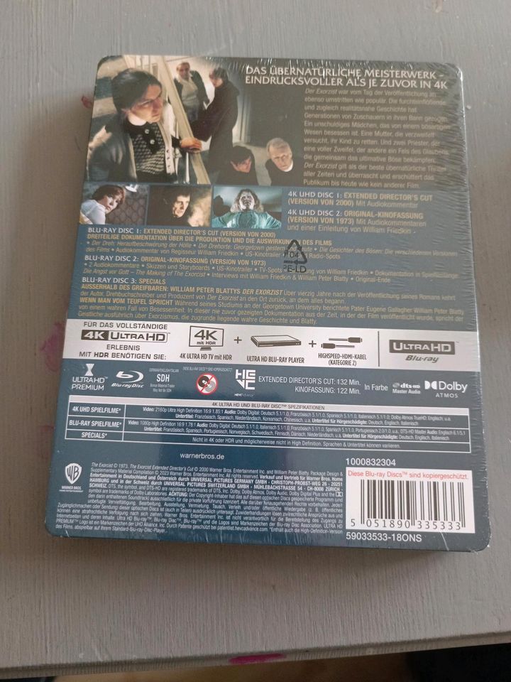 Exorzist Steelbook 4k Bluray Blu Ray Neu in Hamburg