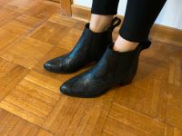 Stiefeletten G K M  38 blau schwarz g. K. mayers shoes Leder Nordrhein-Westfalen - Horn-Bad Meinberg Vorschau