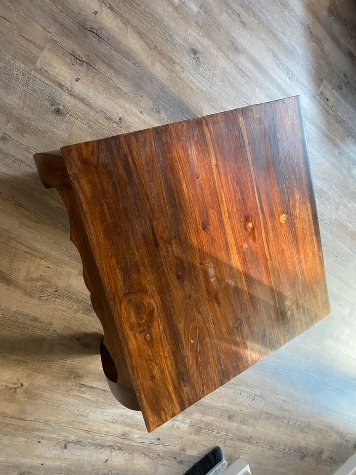 Wohnzimmer Tisch braun 80x80cm in Bornhöved