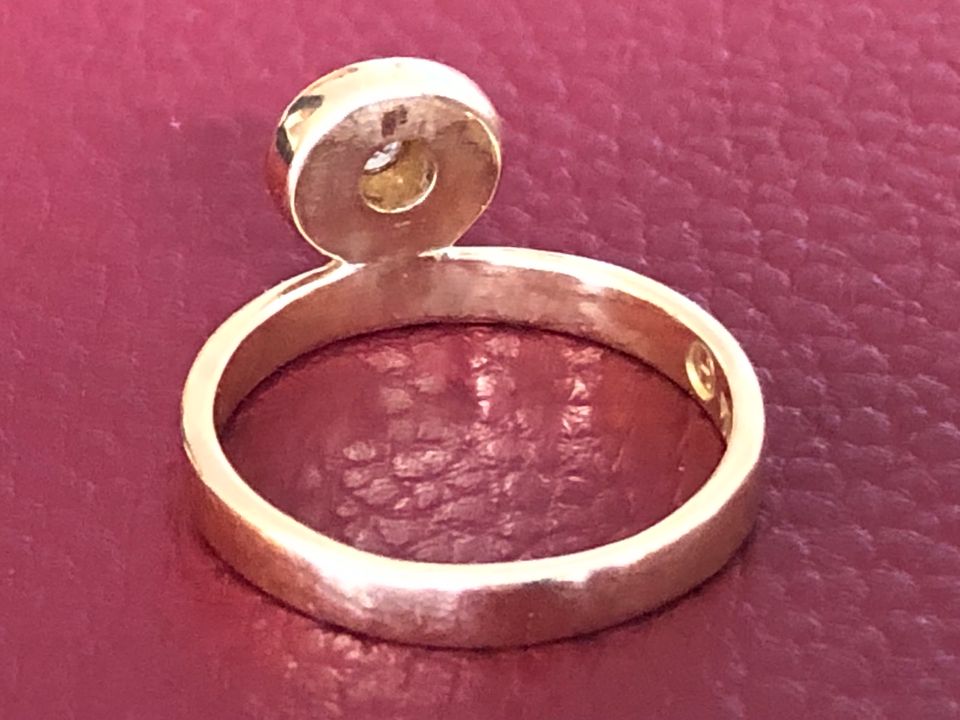 Otto Hahn Ring 750 Gold mit Brillant in Werther (Westfalen)