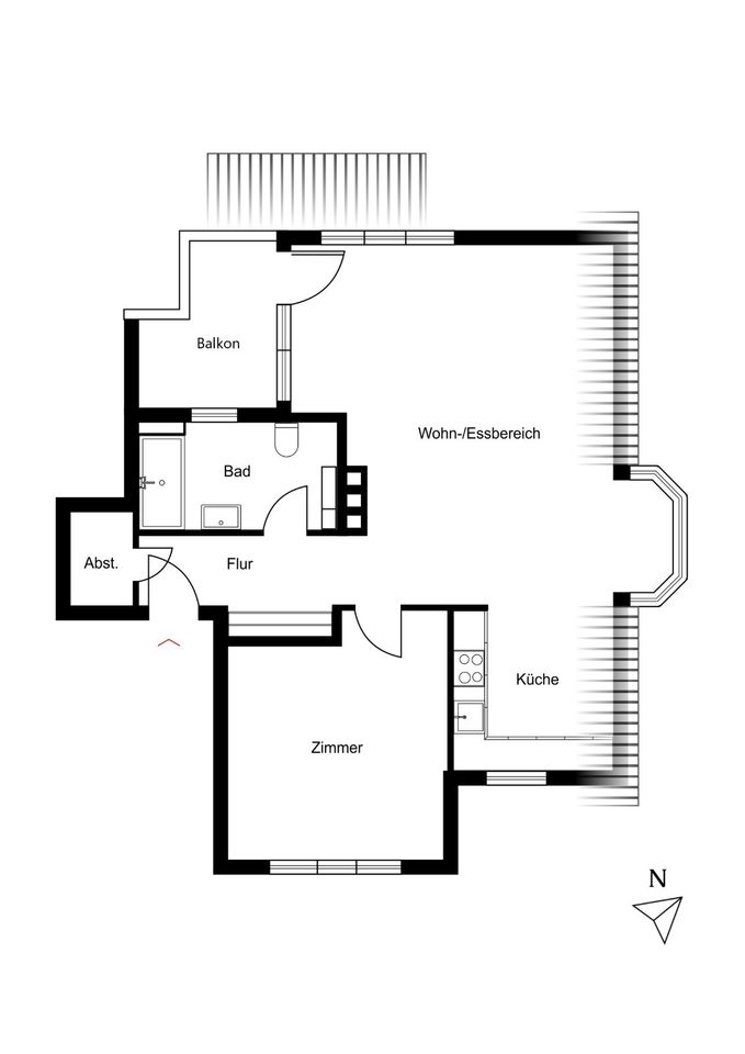 Charmante 2-Zimmer-Endetagenwohnung | Pinneberg in Pinneberg