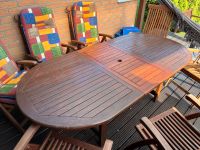 Gartenmöbel Tisch & 6 Stühle / Liegestühle Terrassenmöbel Teak Nordrhein-Westfalen - Kamen Vorschau