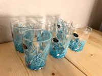 6 x Murano Trinkgläser Gläser Trinkglas millefiori türkis multi Dortmund - Bodelschwingh Vorschau