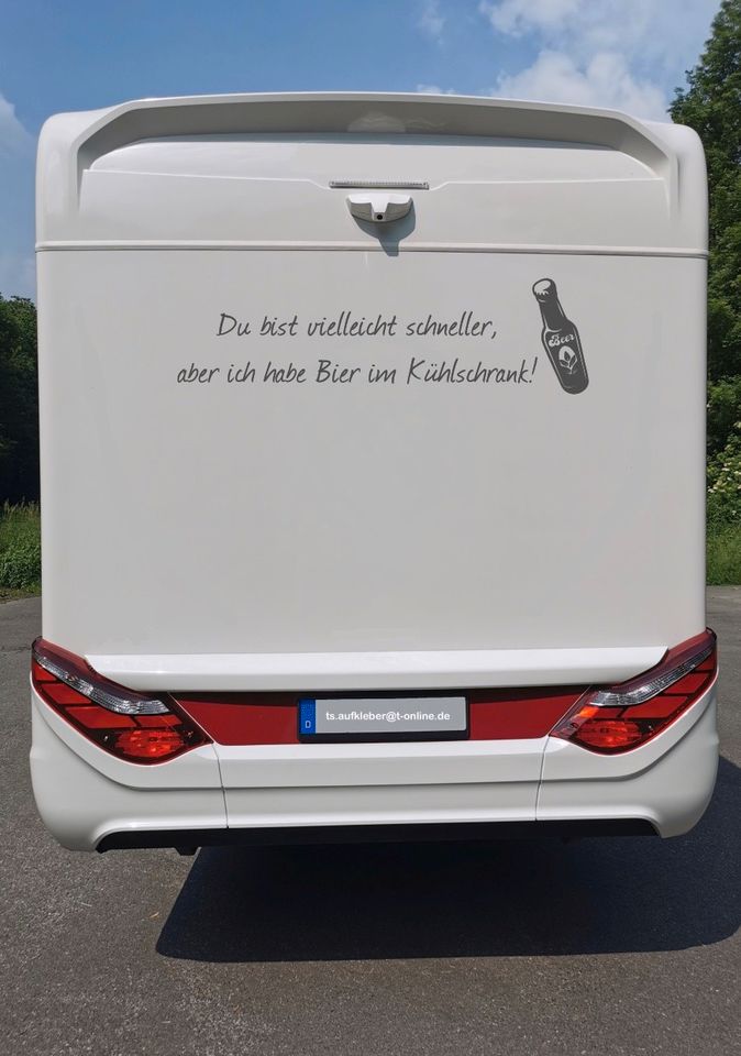 Wohnmobil Wohnwagen Anhänger PKW Boot Aufkleber