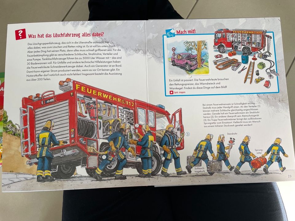 Ting Buch was ist was im Einsatz! Polizei und Feuerwehr  25€ neu in Leopoldshöhe