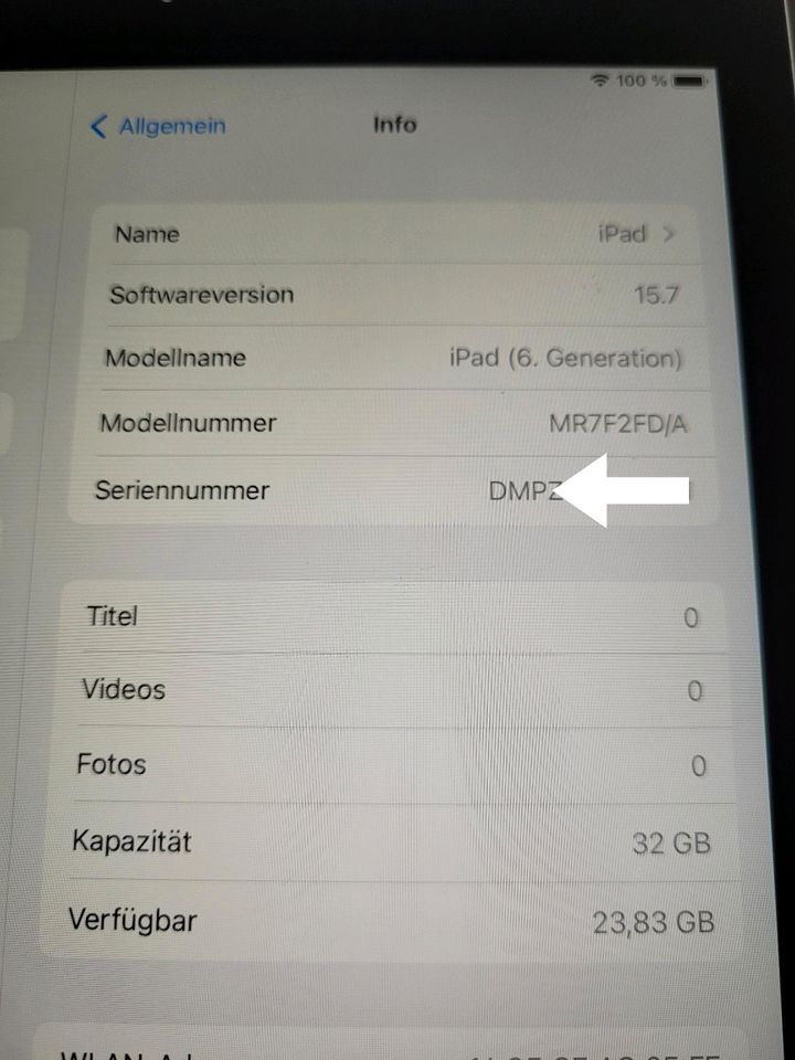 Ipad 6. Generation WiFi 32 GB Schwarz 9,7" Retina Display in Chemnitz
