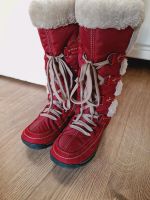 Stiefel Winterstiefel Boots rot weiß Gr 39 Nordrhein-Westfalen - Neuss Vorschau