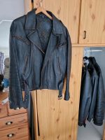 Lederjacke biker-style Niedersachsen - Verden Vorschau