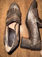 MANGO Abendschuhe Pumps Mokassins Glitzer Gr 40 Berlin - Treptow Vorschau