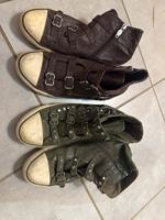 Ash Leder Sneaker Converse Style Bayern - Rudelzhausen Vorschau