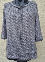 Zero Bluse Tunika Halbarm Shirt Blusenshirt grau schwarz Gr. 44 Hessen - Darmstadt Vorschau