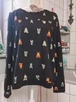 H&M Langarm Bluse Falter/Schmetterling Gr. 42 Hessen - Fronhausen Vorschau