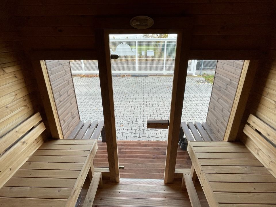 ✅ SOFORT VERFÜGBAR 3,00m Cube-Sauna TALIS Gartensauna THERMOHOLZ in Hochdorf-Assenheim