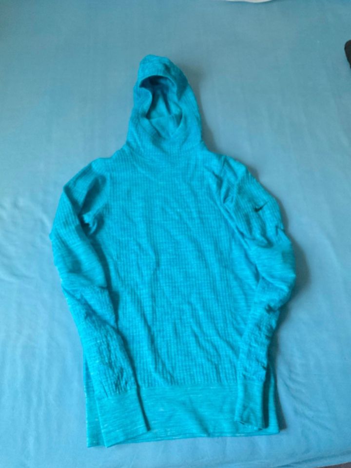 Nike Laufshirt mit Kapuze langarm Hoodie Gr. 34 / XS in Oberursel (Taunus)