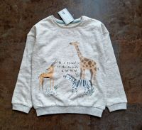 TU Sweater Pulli Tiere Safari Giraffe Zebra neu 6-7/122 littlebee München - Schwabing-West Vorschau