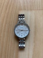 Fossil Uhr Silber Stainless Steel Glitzer Armbanduhr Glieder Wandsbek - Hamburg Jenfeld Vorschau