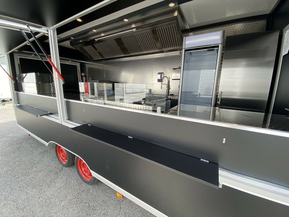 Deluxe XXL Imbisswagen Foodtruck Verkaufswagen Trailer in Wülfrath