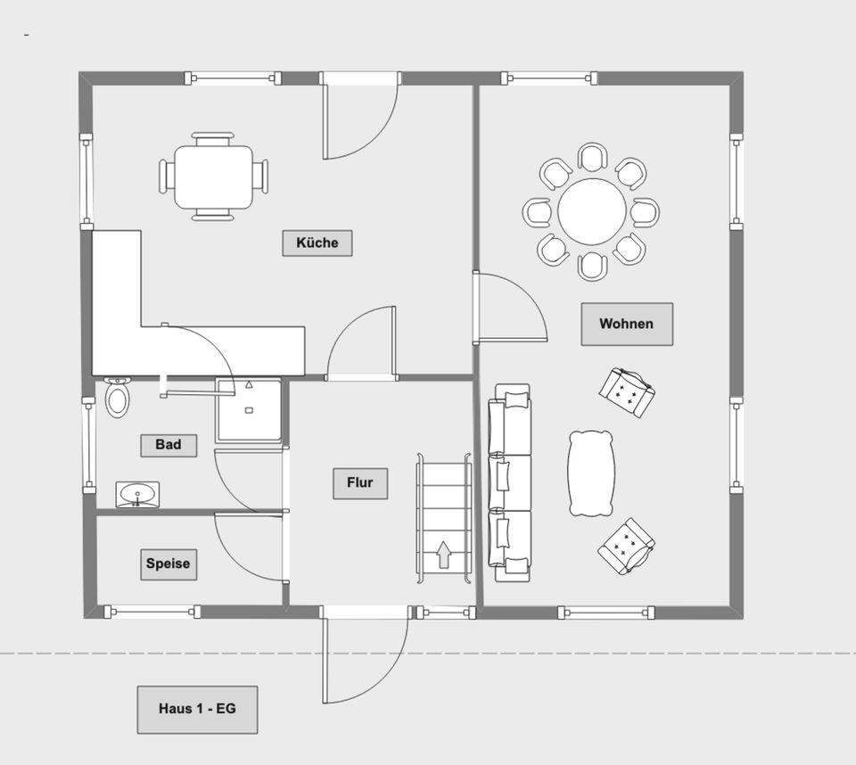 *** Teilrenoviertes Einfamilienhaus im Grünen *** in Kröning