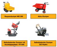 Minidumper, Raupendumper, Minilader, Baugeräte mieten, leihen Bayern - Höchstadt Vorschau