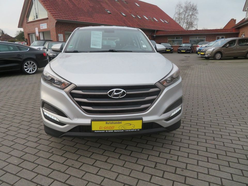 Hyundai Tucson blue Classic 2WD ALU,El.FH,BC,FB, in Upgant-Schott