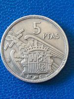 Münze, Spanien, 5 Pesetas, 1957 Hessen - Korbach Vorschau