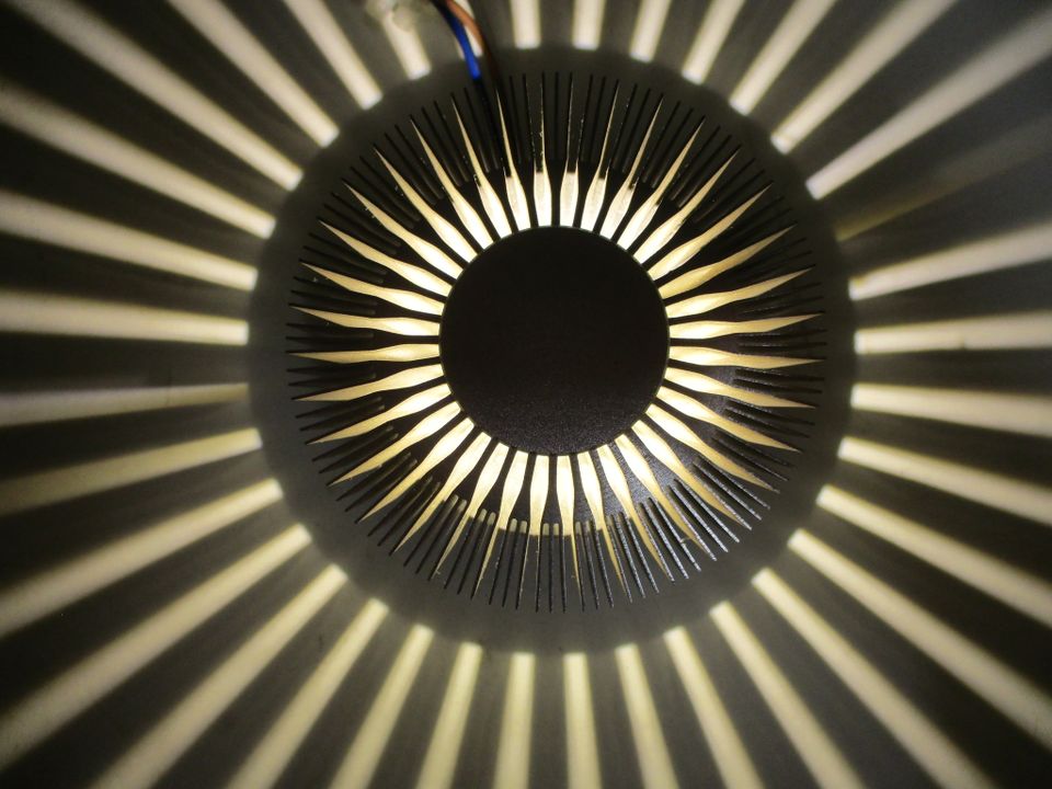 Lampenwelt LUCANDE KEANY LED Wandleuchte Innen/Außen Strahlen in Hermeskeil