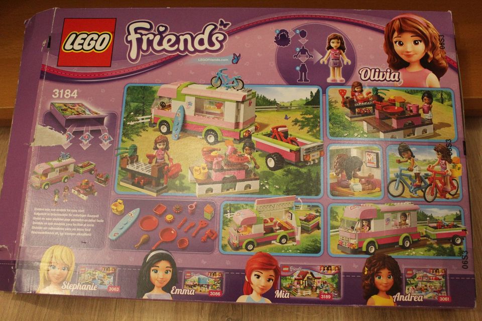 Lego Friends 3184 Abenteuer Camper Vollständig mit BA und OVP in Müllheim