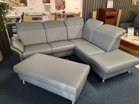 Sofa, L-Form, inkl. Hocker, Echtleder, Blau-Grau statt 3999 € Sachsen - Glauchau Vorschau