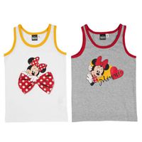 Disney Minnie Mouse Unterhemd 2er Pack - 98 104 110 116 122 128 Hessen - Grebenau Vorschau