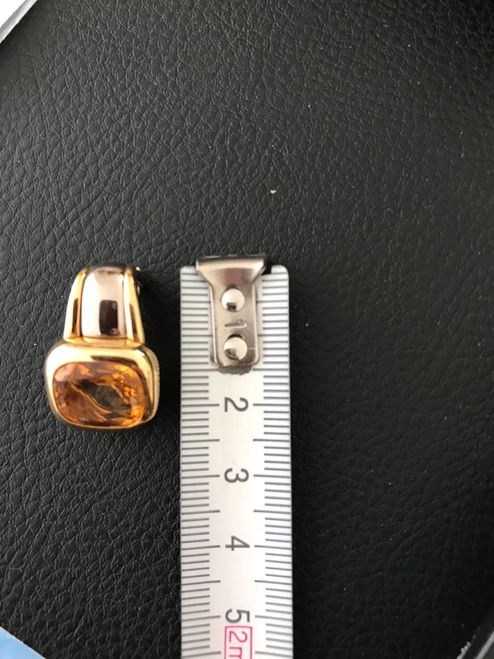 Ohrringe/Clips750 Gold +Citrin Goldschmied ZAPPE Juwelier Becker in Halstenbek
