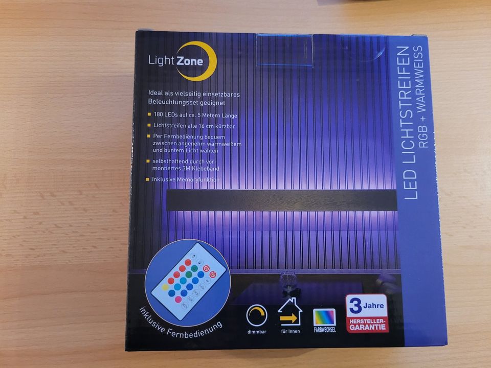 ❤️ Light Zone LED Lichtstreifen RGB + warmweiß 5 Meter NEU ❤️ in Bad Oldesloe