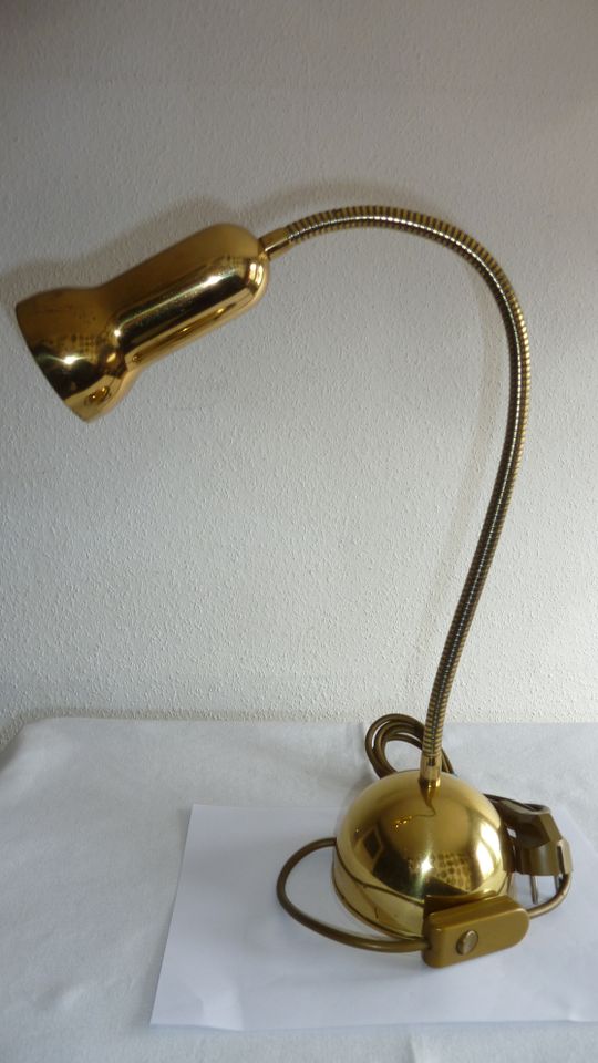60-/70-er Jahre Schreibtischlampe Tischlampe Schwanenhals in Mainz