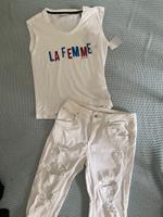 Shirt GUESS neu weiss pailletten schön Gr. 34 XS Bayern - Erding Vorschau