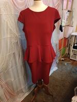 Paradi Kleid mit Schößchen Gr 46 dunkel rot ❤️ Bremen - Huchting Vorschau