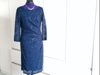 SWING neuwertig! Gr. L 40 Abendkleid, Cocktailkleid blau Hessen - Zierenberg Vorschau