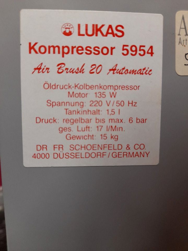 Air Brush Kompressor in Gamlen