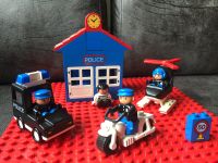 Duplo 2672 Polizeistation 2675 Hubschrauber Bauplatte Polizei Baden-Württemberg - Friedrichshafen Vorschau