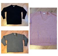 Oversize Pulli Pullover H&M S M L schwarz rosa salbei strickpulli Baden-Württemberg - Karlsdorf-Neuthard Vorschau