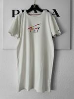 Tommy Hilfiger Jeans Kleid weiß Sommer Shirtkleid Niedersachsen - Lüneburg Vorschau