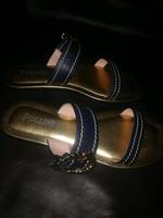 Ledersandalen, 36, gold. NEU Mitte - Wedding Vorschau