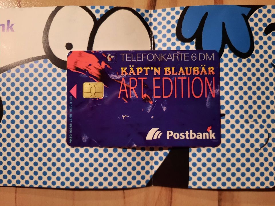 Telefonkarte Käpt´n Blaubär, Guthaben unbenutzt in Geschenkkarte in Kerzenheim