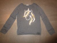 Pulli Pullover Strickpullover Einhorn Glitzer Gr. 134 140 H&M Bayern - Retzstadt Vorschau